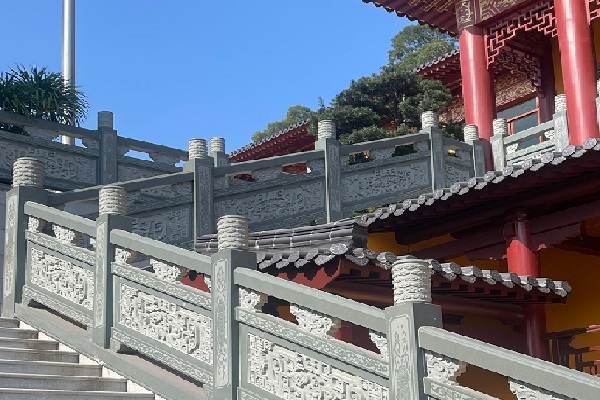 营口市大连道观仿古石栏杆厂家解决方案一